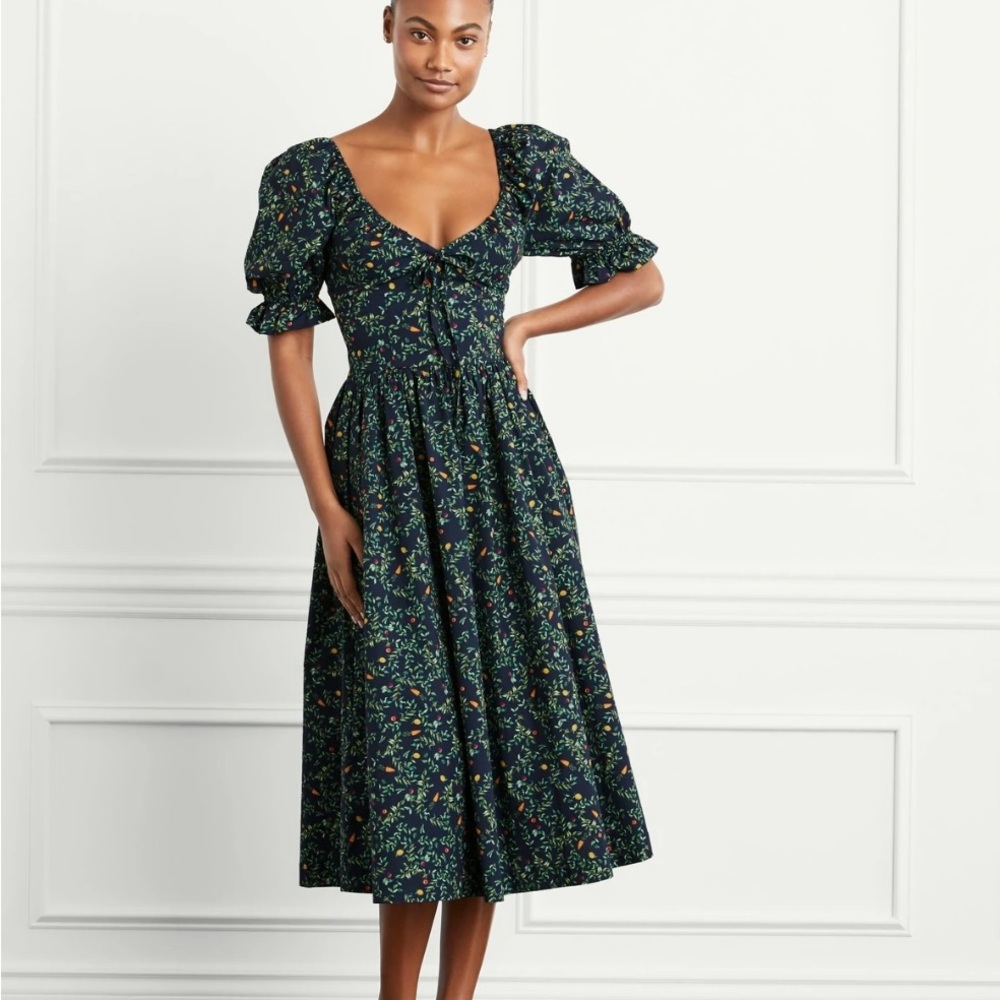 Floral Black Dress